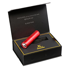 Klarus LED Taschenlampe K10 1200 ANSI Lumen rot Jubiläumslampe inkl. Geschenkverpackung Bild 5