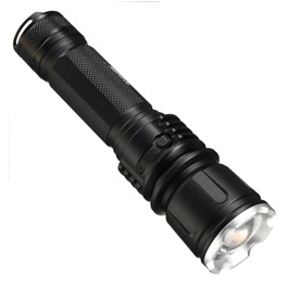Bailong LED-Taschenlampe mit Zoom, Strobe schwarz Bild 10