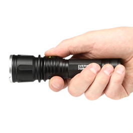 Bailong LED-Taschenlampe mit Zoom, Strobe schwarz Bild 7