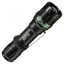 Bailong LED-Taschenlampe mit Zoom, Strobe und viel Zubehör schwarz Bild 10