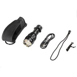 Nitecore LED-Taschenlampe TM9K TAC 9800 Lumen inkl. Akku schwarz Bild 4