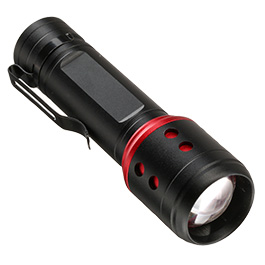 Barbaric LED-Taschenlampe mit Akku und Flutlicht schwarz Bild 9