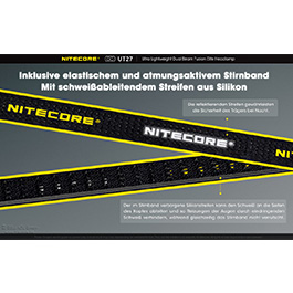 Nitecore LED-Stirnlampe UT27 Dual Power 520 Lumen schwarz Bild 8
