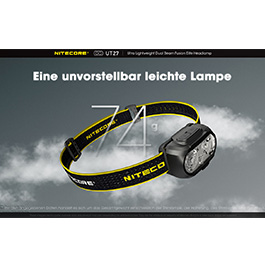 Nitecore LED-Stirnlampe UT27 Dual Power 520 Lumen schwarz Bild 9