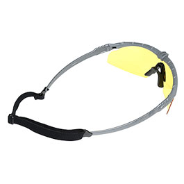 Nuprol Battle Pro Protective Airsoft Schutzbrille grau / gelb Bild 2
