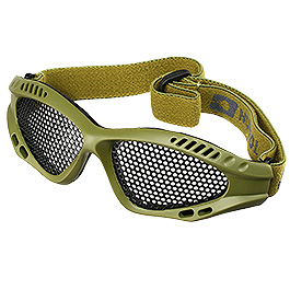 Nuprol Brille Shades Mesh Eye Protection Airsoft Gitterbrille oliv