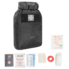 Tasmanian Tiger Erste Hilfe Set First Aid Basic WP 12 tlg. wasserdichter Beutel schwarz