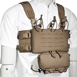 Tasmanian Tiger Chest Rig Small Combi Rig mit Magazinmodul coyote braun