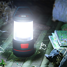 Uberlux Mini Camping Laterne 250 Lumen batteriebetrieben schwarz