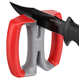 Messerschrfer X-Sharpener 2 in 1 rot/grau