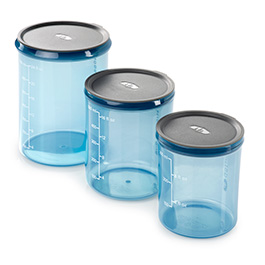 GSI Outdoors Aufbewahrungsbehlter Infinity 6-teilig blau transparent