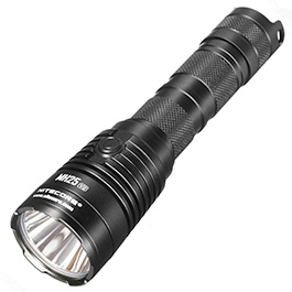 Nitecore LED-Taschenlampe MH25 V2 Jagdset 1300 Lumen inkl. Akku, Holster, Farbfilter, Kabelschalter und Koffer schwarz