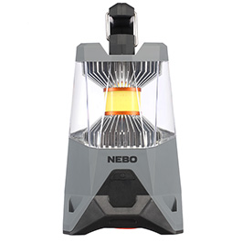 Nebo Camping Laterne Galileo 1000 Lumen inkl. Akku und USB-Kabel grau Bild 2