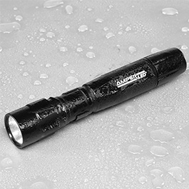 Amperlite LED-Taschenlampe Aluminium 140 Lumen schwarz inkl. Holster Bild 2