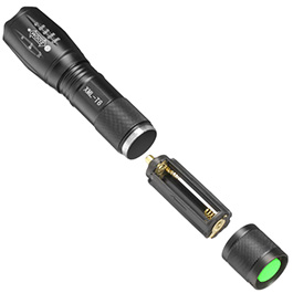 LED-Taschenlampe XML T6 Aluminium 3800 Lumen schwarz Bild 5