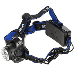 LED-Stirnlampe XQ 33 Zoom schwarz inkl. Akku Bild 3