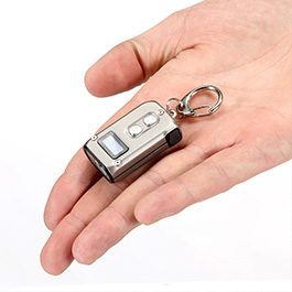Nitecore LED-Schlüssellampe TINI 2 Titanium 500 Lumen USB grau Bild 3