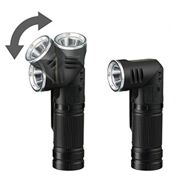 National Geographic LED-Taschenlampe Iluminos 450 mit Kopfhalterung Aluminium 450 Lumen schwarz Bild 5