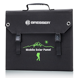 Bresser Mobiles Solar-Ladegerät 60 Watt mit USB- u. DC-Anschluss faltbar Bild 1 xxx: