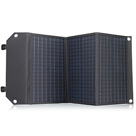 Bresser Mobiles Solar-Ladegerät 60 Watt mit USB- u. DC-Anschluss faltbar Bild 3