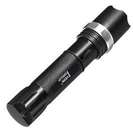 Bailong LED-Taschenlampe mit Zoom, Strobe schwarz inkl. Akku und Ladegerät Bild 7