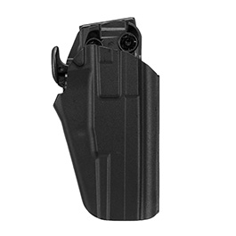 Nuprol Universal Type-D Holster Kunststoff m. Gürtelhalter für Pistolen rechts schwarz