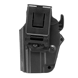 Nuprol Universal Type-C Holster Kunststoff m. Gürtelhalter für Pistolen rechts schwarz Bild 4