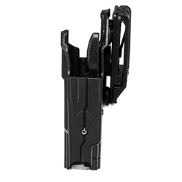 Nuprol Universal Type-B Holster Kunststoff m. Gürtelhalter für Pistolen links schwarz Bild 6