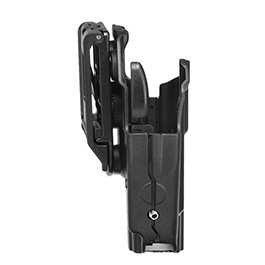 Nuprol Universal Type-A Holster Kunststoff m. Gürtelhalter für Pistolen rechts schwarz Bild 2