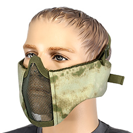 Nuprol Mesh Mask V5 Gittermaske Lower Face Shield mit Ohrabdeckung Foliage Green
