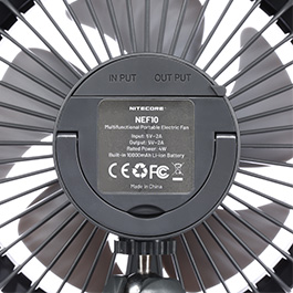 Nitecore NEF10 Ventilator mit LED-Licht und Powerbank grau Bild 4