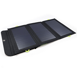 Basic Nature Solar-Ladegert mit 10000 mAh Powerbank faltbar