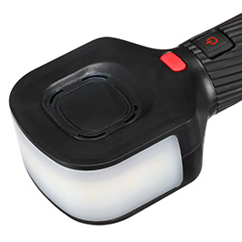 Easymaxx Security Taschenlampe 180° mit Schrillalarm schwarz Bild 4