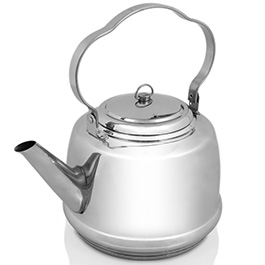 Petromax Teekessel Edelstahl 3 Liter silber