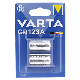 Varta Lithium Batterie CR123A / CR17335 / 3V - 2 Stück