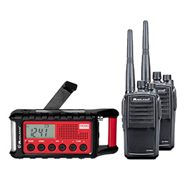 Midland Notfallset PMR-Premium 3 tlg. 2 x G15 Pro Funkgerät und ER 300 Outdoor-Kurbelradio