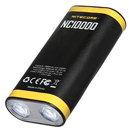 Nitecore Powerbank NC10000 - 10000mAh mit 50 Lumen LED-Licht