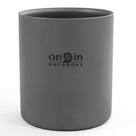 Origin Outdoors Thermobecher Titan 300 ml grau extrem leicht