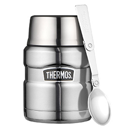 Thermos Thermobehälter King 0,47L mit Löffel edelstahl