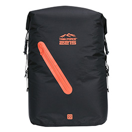 TF-2215 Rucksack Beavertrail Drybag 22 Liter schwarz/orange wasserdicht