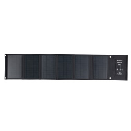 Bresser Mobiles Solar-Ladegerät 40 Watt mit USB- u. DC-Anschluss faltbar Bild 2