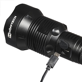 LED-Taschenlampe mit Zoom und Strobe-Funktion 800 Lumen schwarz inkl. Akku Bild 7