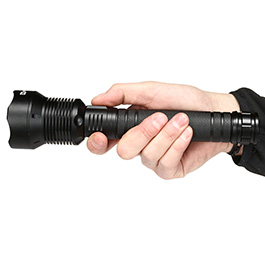 LED-Taschenlampe mit Zoom und Strobe-Funktion 800 Lumen schwarz inkl. Akku Bild 9