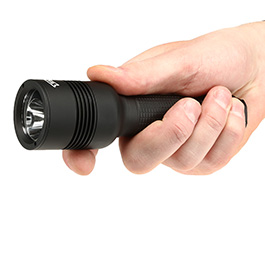 Walther LED Taschenlampe HFC1r 1000 Lumen mit Rotlicht schwarz inkl. Handschlaufe, Gürteltasche und Gürtelclip Bild 10