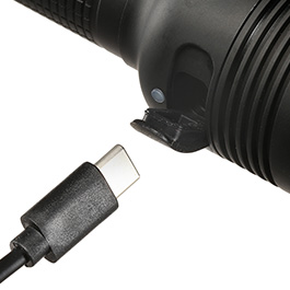 Walther LED Taschenlampe HFC1r 1000 Lumen mit Rotlicht schwarz inkl. Handschlaufe, Gürteltasche und Gürtelclip Bild 9