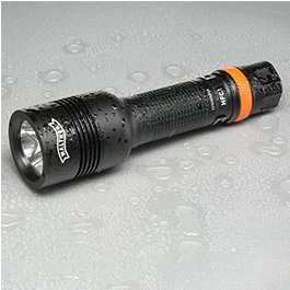 Walther LED Taschenlampe HFC1 1000 Lumen mit Rotlicht schwarz inkl. Handschlaufe, Gürteltasche und Gürtelclip Bild 2
