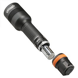 Walther LED Taschenlampe HFC1 1000 Lumen mit Rotlicht schwarz inkl. Handschlaufe, Gürteltasche und Gürtelclip Bild 8