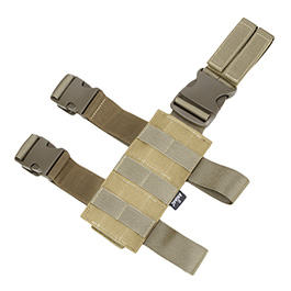 Amomax Molle Drop Leg Plate / Beinplattform Nylon-Fabric Flat Dark Earth