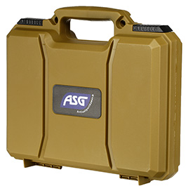 ASG Polymer Pistol Case Pistolenkoffer 31 x 27 x 7,5 cm PnP-Schaumstoff RAL8000 grünbraun Bild 1 xxx: