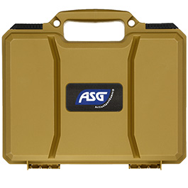 ASG Polymer Pistol Case Pistolenkoffer 31 x 27 x 7,5 cm PnP-Schaumstoff RAL8000 grünbraun Bild 2